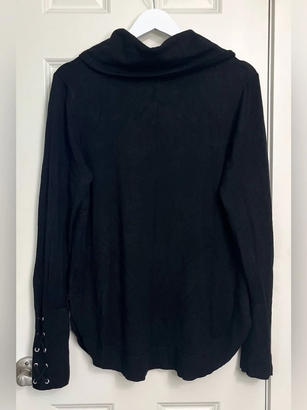 Lety & Me Cowneck Drawstring Sweater NWOT - Picture 2 of 3